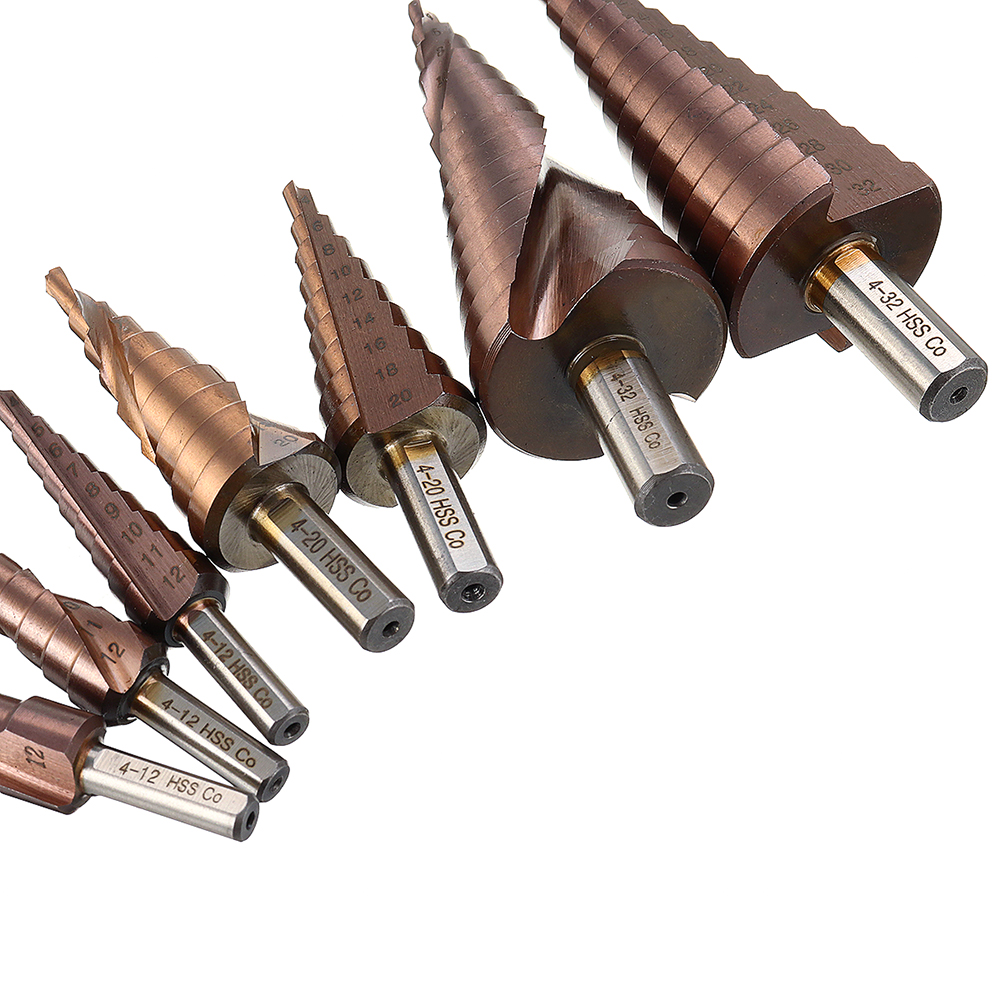 M35-Cobalt-Step-Drill-4-124-204-32mm-HSS-Drill-Bits-Triangle-Shank-For-Stainless-Steel-1700264-3