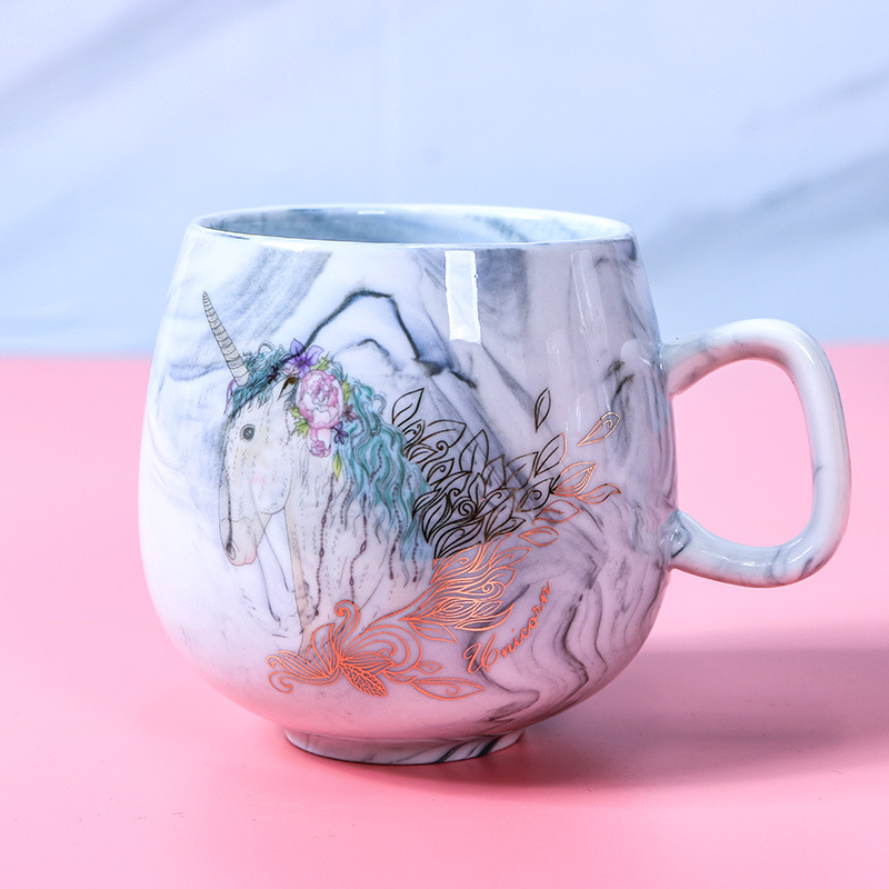 400ML-Couple-Water-Water-Glass-Marbled-Ceramic-Cup-Flamingo-Unicorn-Letter-Coffee-Cup-1422508-15