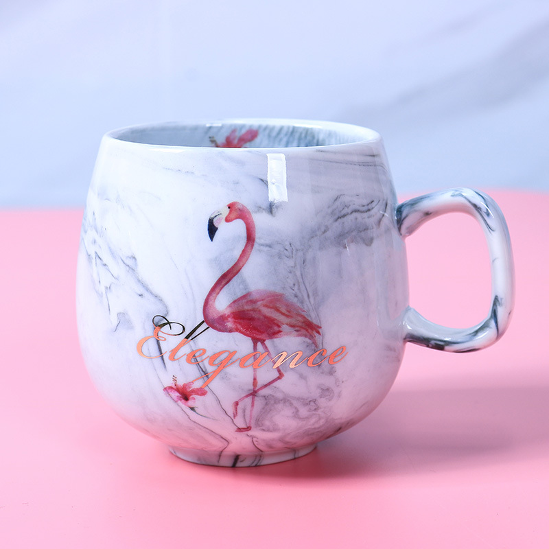 400ML-Couple-Water-Water-Glass-Marbled-Ceramic-Cup-Flamingo-Unicorn-Letter-Coffee-Cup-1422508-10