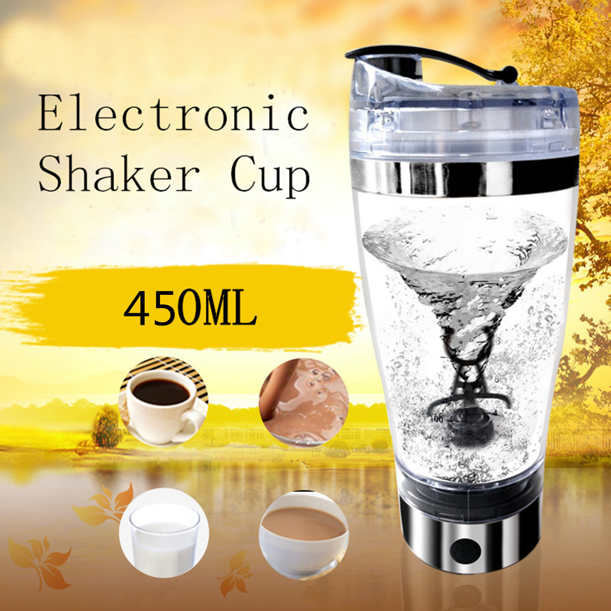 450ML-USB-Charging-Electric-Shaker-Cup-Blender-Detachable-Mixing-Cup-Fitness-Protein-Powder-Shake-Cu-1637799-1