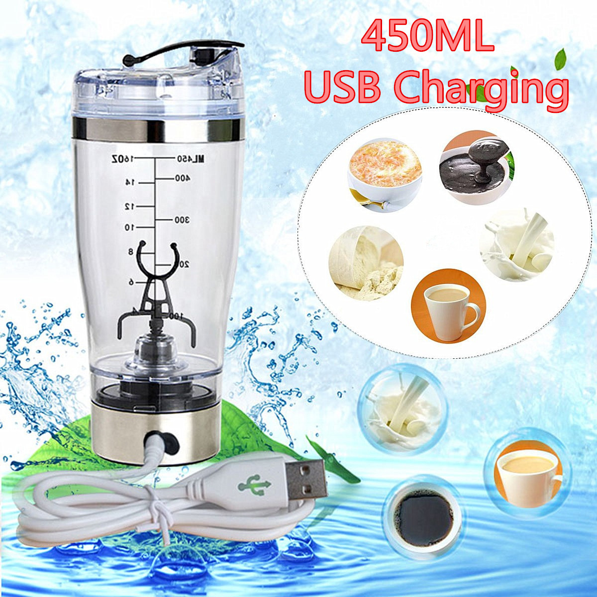 450ML-USB-Charging-Electric-Shaker-Cup-Blender-Detachable-Mixing-Cup-Fitness-Protein-Powder-Shake-Cu-1637799-3