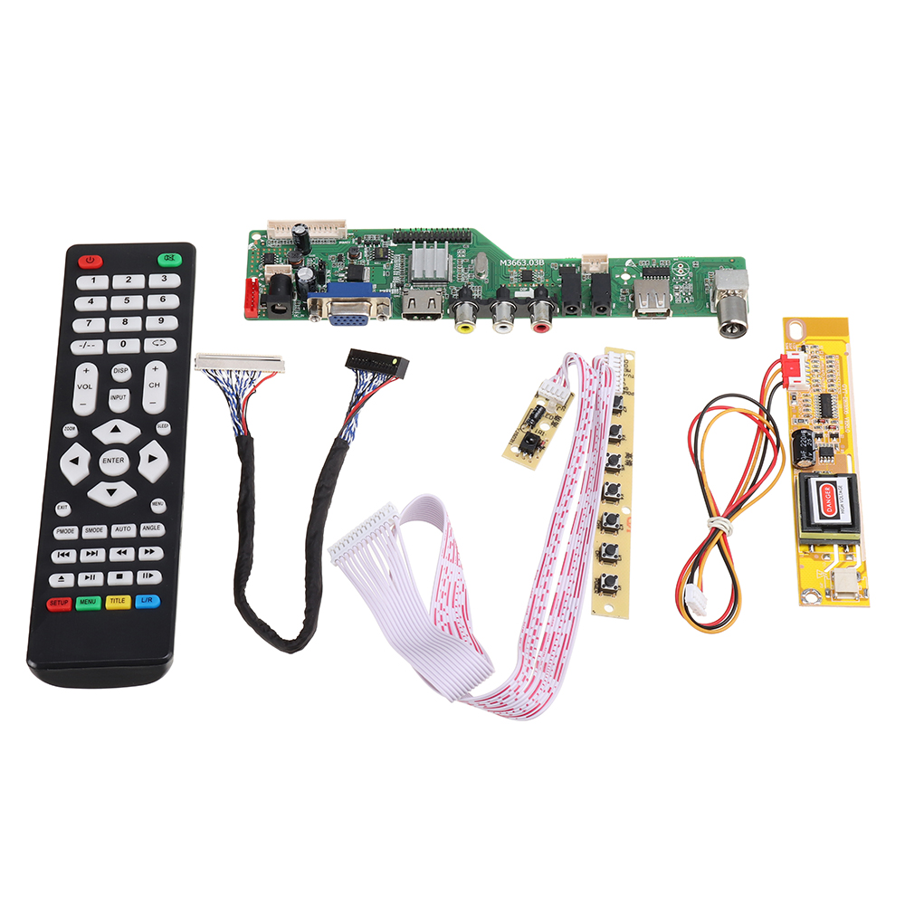 Digital-Signal-M366303B-DVB-T2-Universal-LCD-TV-Controller-Driver-Board-TVPCVGAHDMIUSB7-Key-Button2c-1760164-1