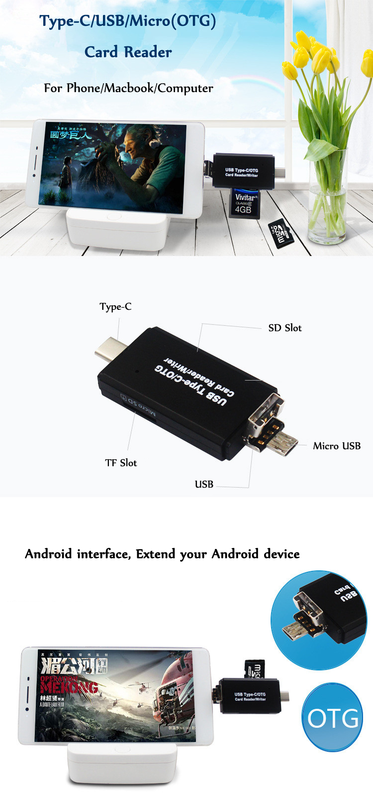 Bakeey-3-in-1-Multifunction-Card-Reader-480Mbps-High-Speed-Type-c-USB-20-Micro-Usb-Tf-Memory-Card-OT-1163943-1