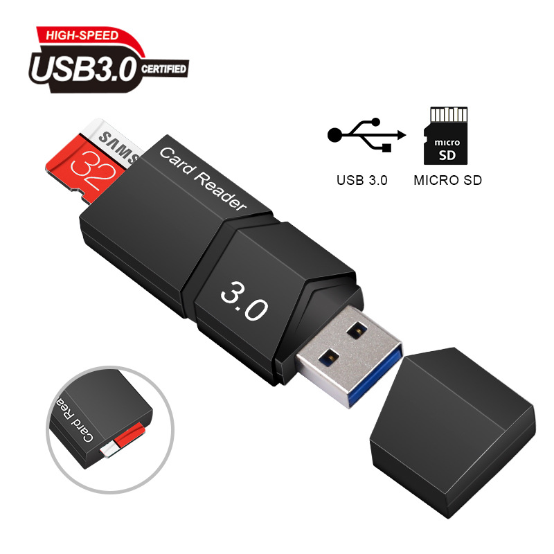 Bakeey-Mini-USB-30-Card-Reader-High-Speed--Micro-USB-For-Micro-TFSD-Adapter-1714617-1