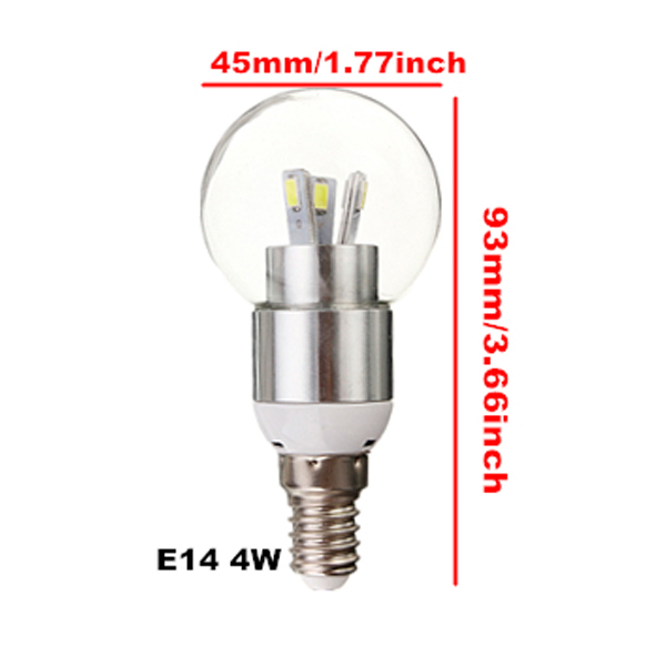 E14-4W-WhiteWarm-White-Glass-LED-Globe-Bulb-Light-AC-110-240V-949549-5