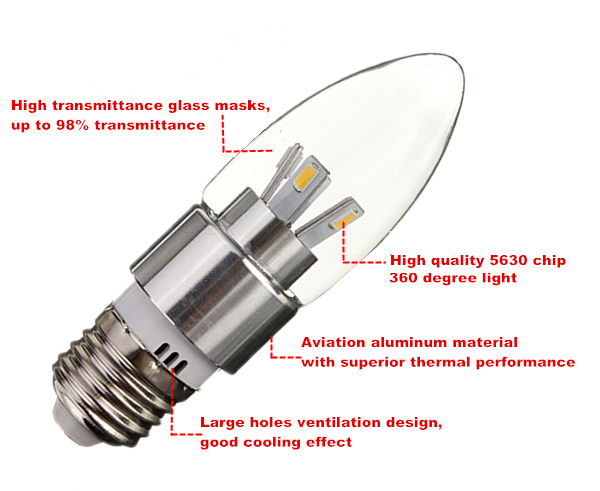 E14-4W-WhiteWarm-White-Glass-LED-Globe-Bulb-Light-AC-110-240V-949549-6