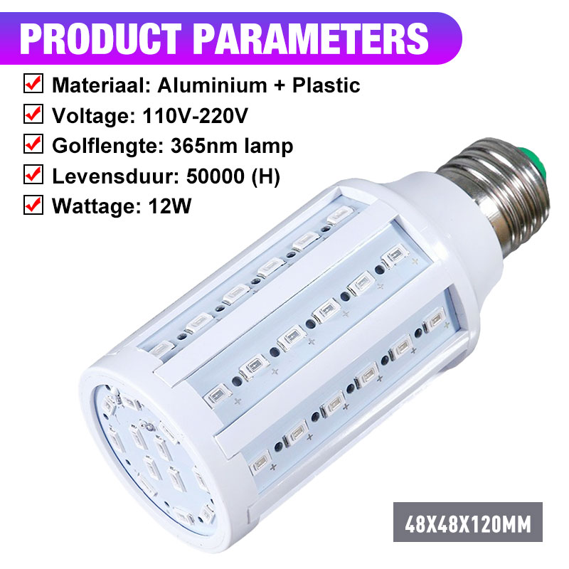 12W-UV-Germicidal-Sterilizer-Lamp-E27-LED-Corn-Light-Bulb--110V220V-Remote-Control-for-Indoor-Home-1674735-4