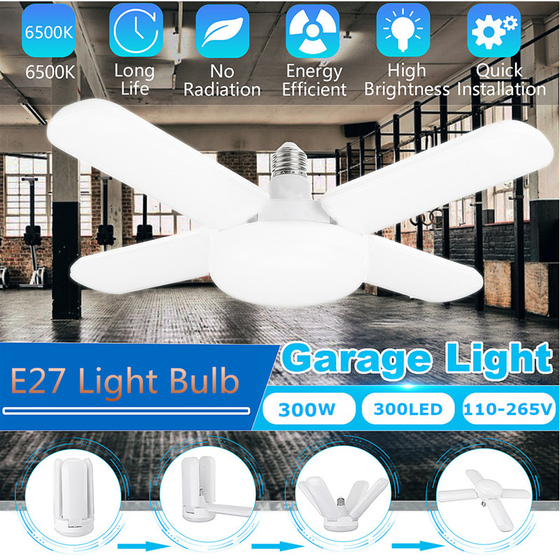 300W-AC110-265-41-Leaves-Foldable-E27-LED-Bulb-6500K-Deformable-Ceiling-Workshop-Garage-Lamp-for-Par-1625306-1