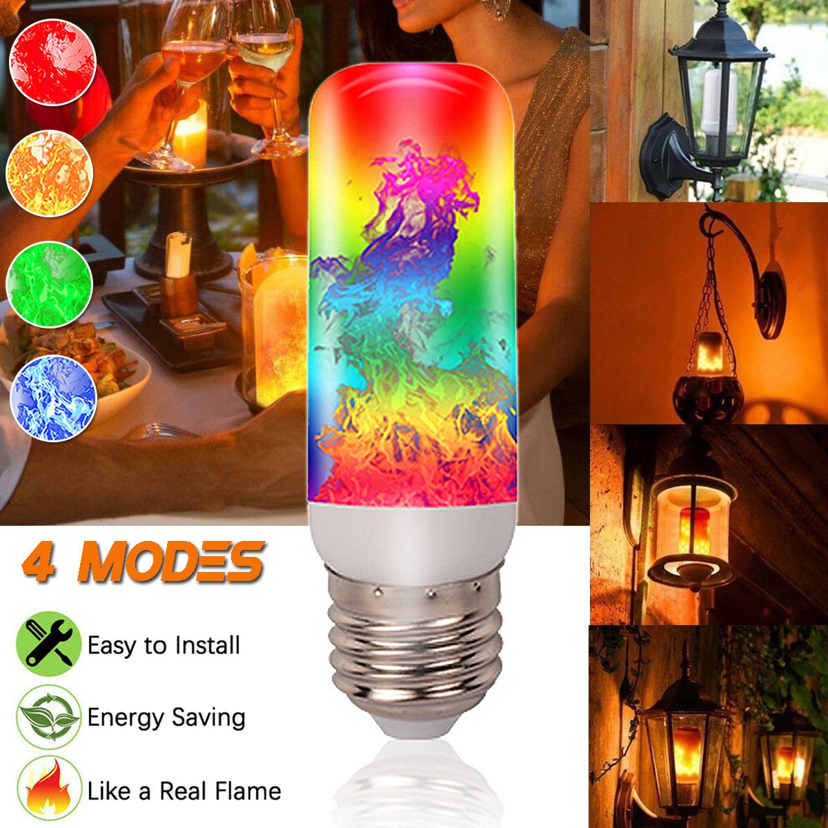 4-Modes-78LED-Flame-Effect-Fire-Light-Bulb-Gravity-Sensor-Lamp-Flickering-Bulb-Lamp-Garden-Lighting--1806214-2