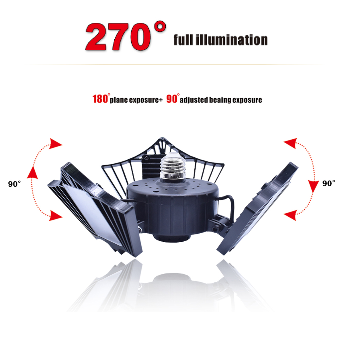 6080100W-LED-Garage-Lights-Deformable-Ceiling-Fixture-Workshop-Shop-Three-Leaf-1666775-4