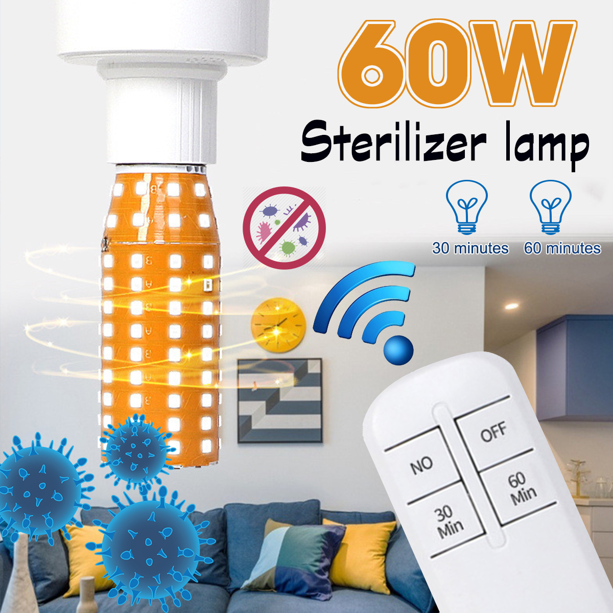 60W-Remote-Control-2835-E27-LED-Bulb-Ultraviolet-Sterilization-Light-Disinfection-Home-Lamp-AC85-265-1679988-2