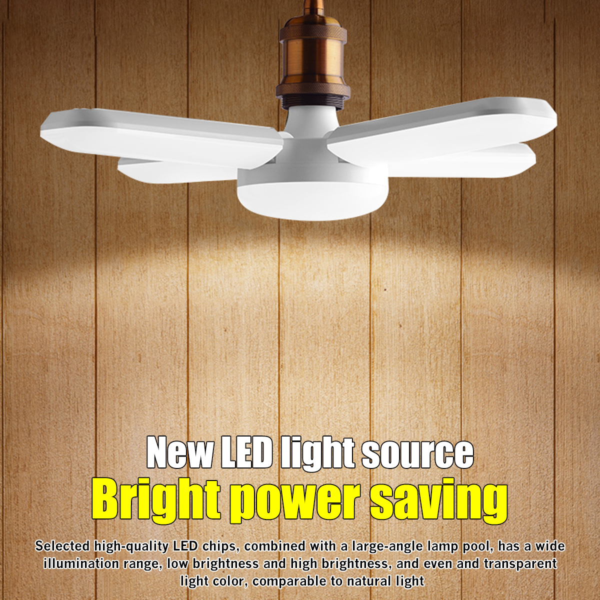 75W-E27-2500LM-Deformable-LED-Ceiling-Lamp-Light-Fixture-Foldable-Home-Garage-1710184-5