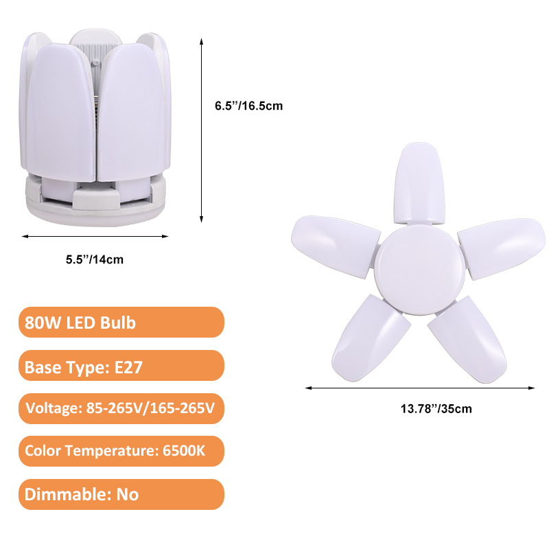 80W-5-Blade-Deformable-LED-Garage-Lights-E27-Daylight-for-Workshop-Warehouse-Ceiling-Light-AC95-265V-1741681-10