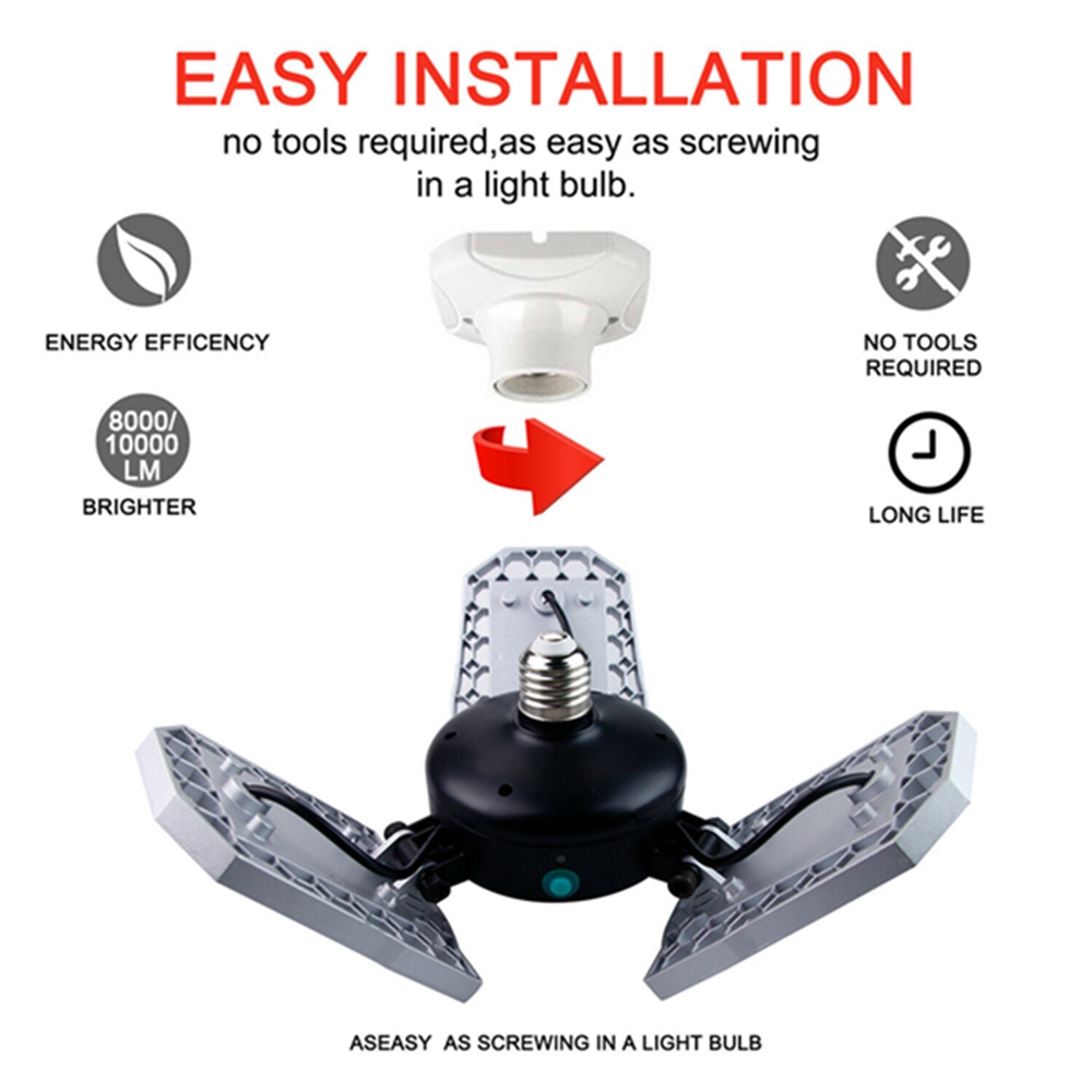 AC100-277V-E27-60W-LED-Bulb-Deformable-Induction-Light-Sensor-Garage-Lamp-for-Parking-Lot-Warehouse-1565803-3