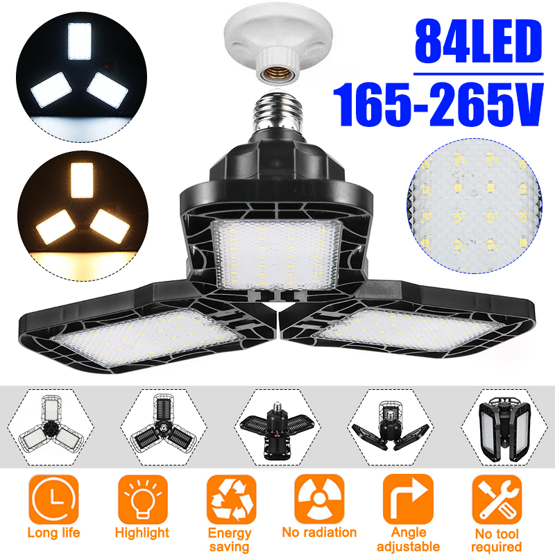 AC165-265V-E27-LED-Garage-Light-Bulb-Deformable-Ceiling-Workshop-Lamp-Emergency-Bulb-1817197-1
