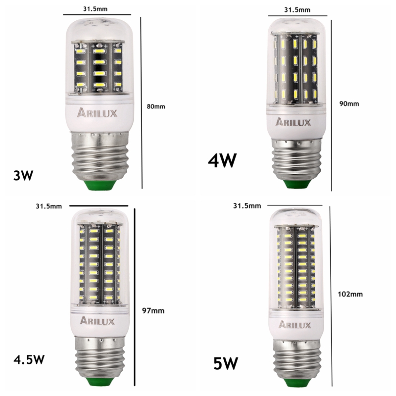 AC220V-E27-E14-B22-GU10-G9-3W-4W-45W-5W-SMD4014-LED-Corn-Light-Bulb-for-Home-Decor-1215664-5