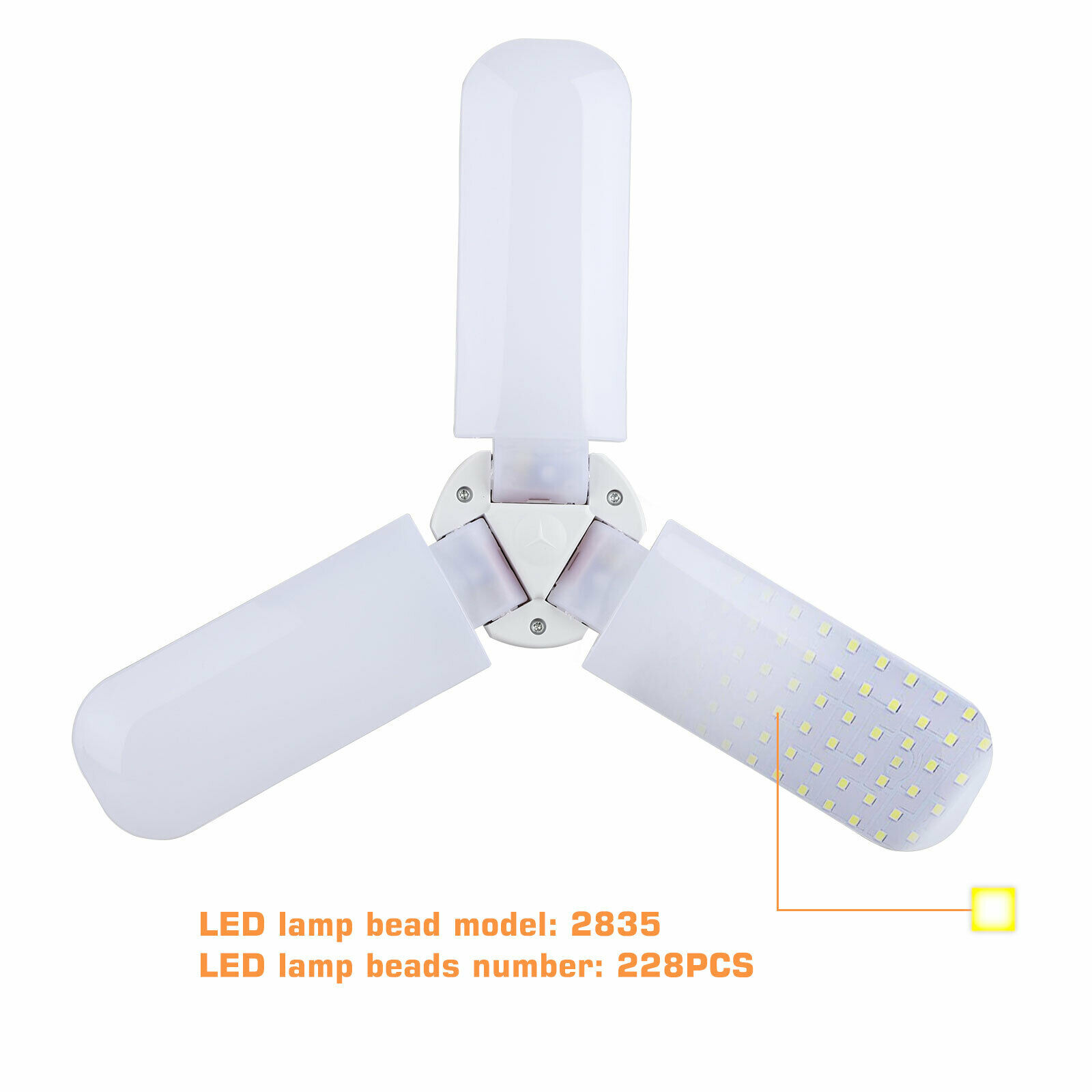 AC85-265V-45W-2835SMD-Three-Leaves-LED-Ceiling-Light-Bulb-Foldable-Garage-Lamp-for-Home-Basement-Dec-1633785-8