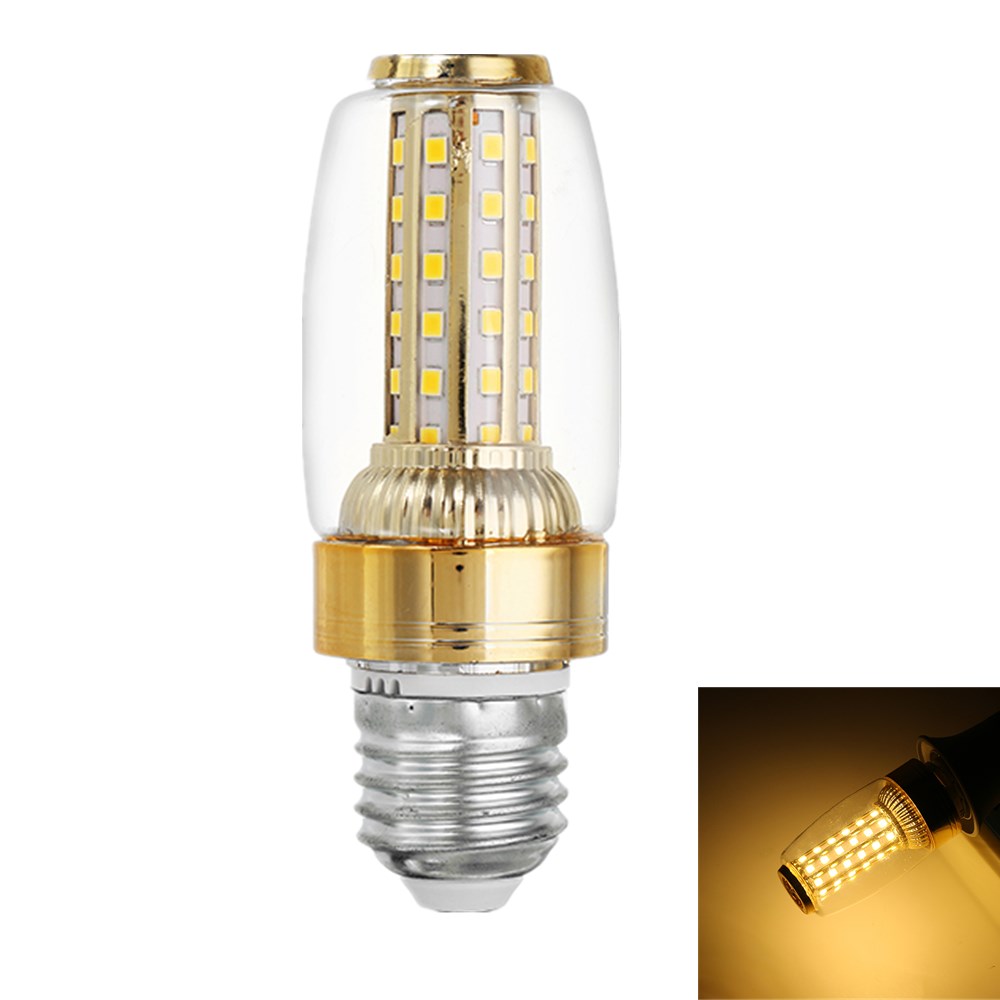 AC85-265V-9W-E27-SMD2835-Gold-Color-Warm-White-58LED-Candle-Light-Bulb-for-Indoor-Home-Decor-1243547-1
