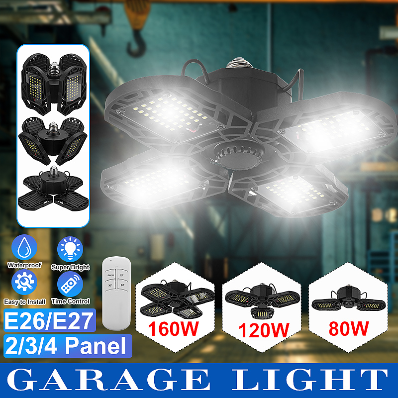 AC85-265V-LED-Garage-Light-Bulb-E27-E26-Ceiling-Fixture-Shop-Workshop-Deformable-Lamp-Timing-Kit-1710060-1