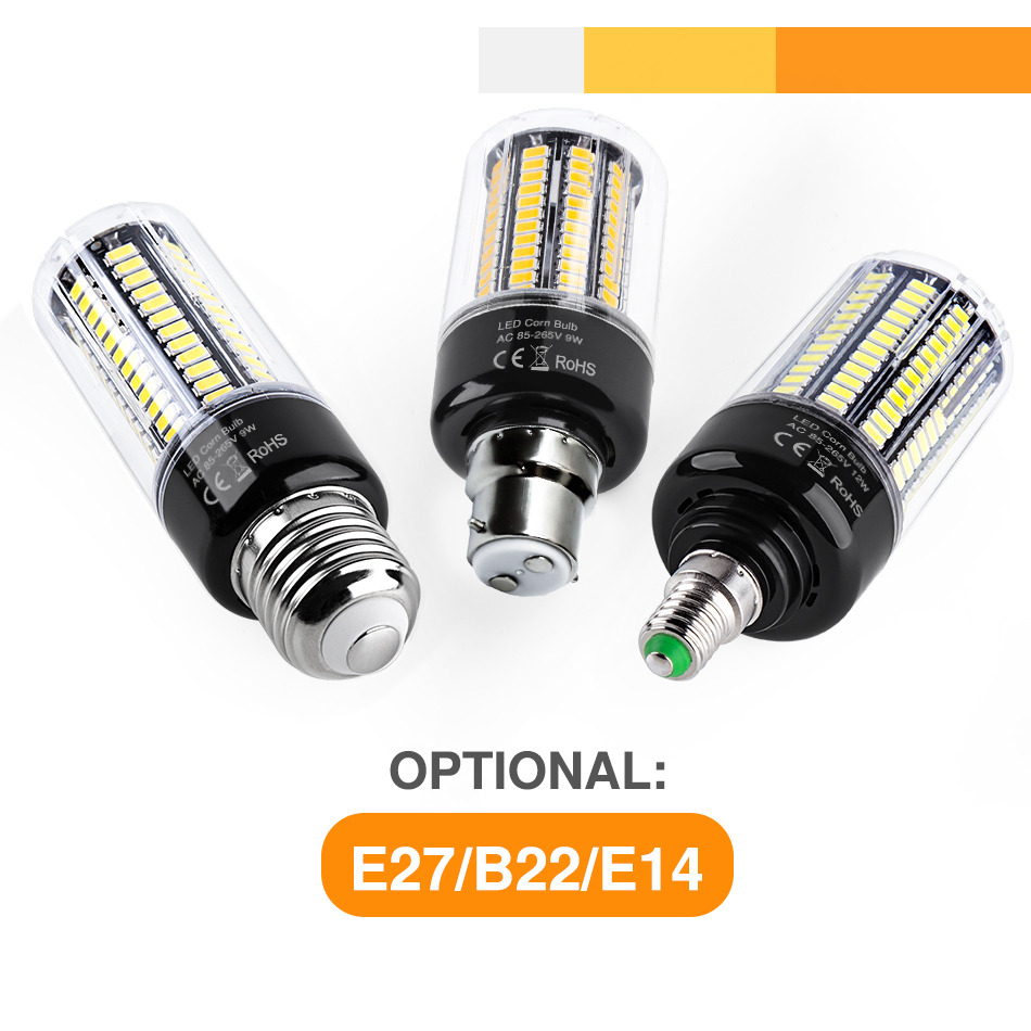 AC85V265V-E27E14B22-LED-Corn-Bulb-5736-LED-Black-Aluminum-Substrate-Corn-Light-Bulb-1893856-5