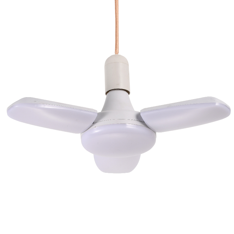 AC95-265V-45W-E27-3-Blades-Adjustable-Deformable-LED-Garage-Light-Bulb-Foldable-Indoor-Lamp-1743365-1