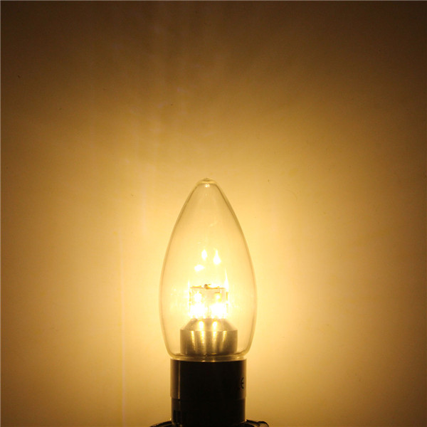 E12E14E27-3W-Non-Dimmable-LED-Candle-Silver-Light-Bulb-WhiteWarm-White-85-265V-1045159-2