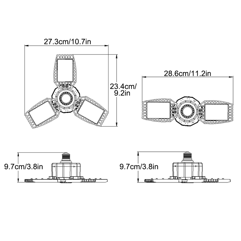 E26E27-6496LED-Foldable-LED-Garage-Light-Workshop-Supermarket-Gym-Lamp-1768580-5