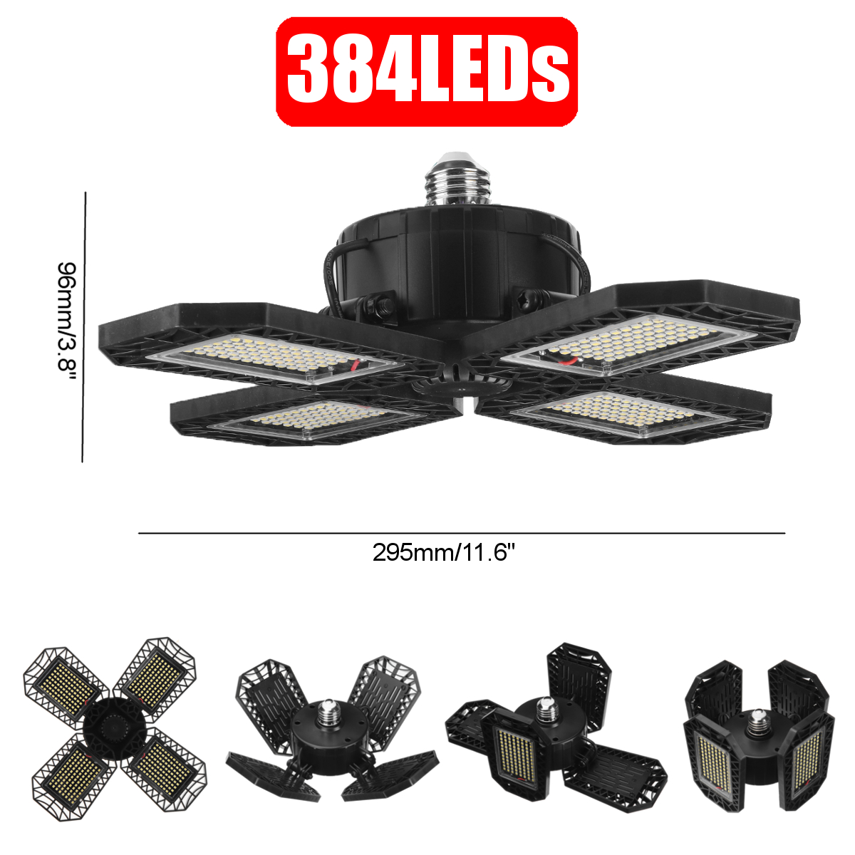 E26E27-LED-34-Blades-Folding-Garage-Light-Bulb-Deformable-Ceiling-Lamp-Workshop-Fixture-1865814-12