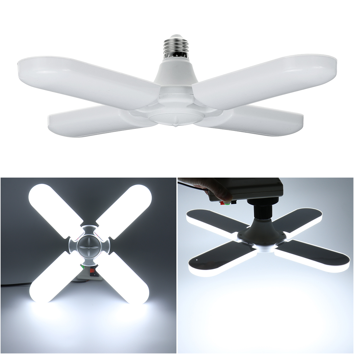 E27-2345-Leaves-Deformable-LED-Garage-Light-Bulb-Adjustable-Work-Shop-Ceiling-Lamp-AC220V-1651326-4