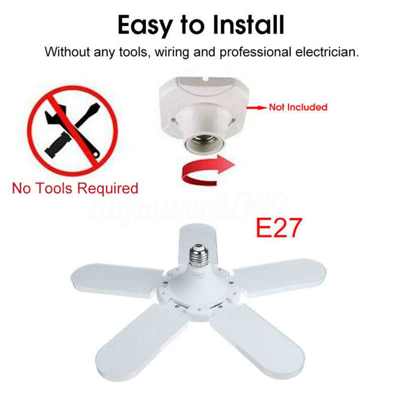 E27-2345-Leaves-Deformable-LED-Garage-Light-Bulb-Adjustable-Work-Shop-Ceiling-Lamp-AC220V-1651326-8