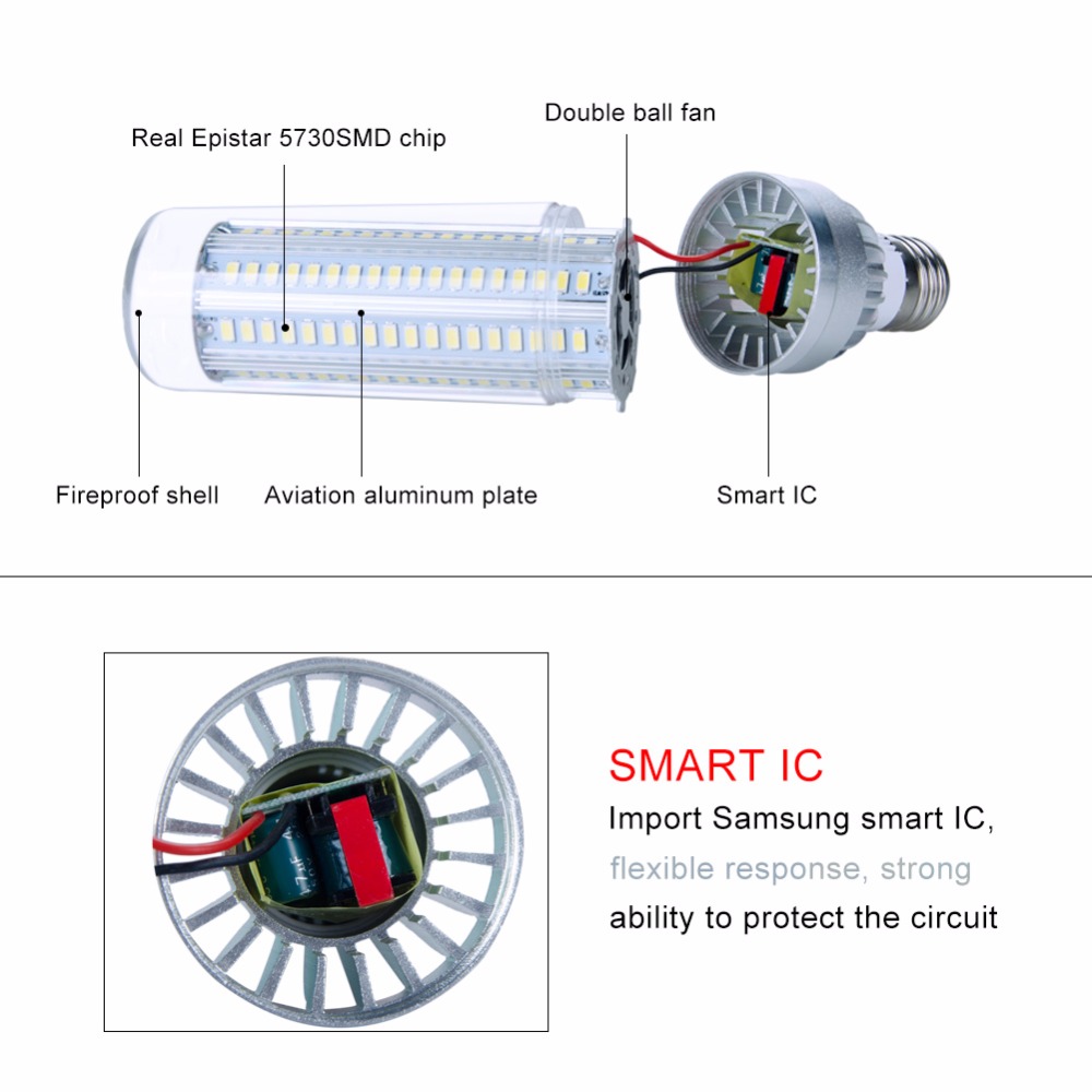 E27-25W-35W-50W-SM5730-Fan-Cooling-Constant-Current-LED-Corn-Light-Bulb-AC85-265V-1226001-4