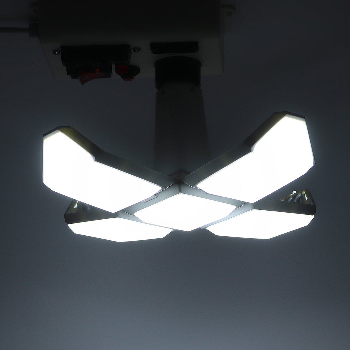 E27-35W-Foldable-LED-Garage-Light-SMD2835-Deformable-Square-Four-Leaves-Panels-Ceiling-Lamp-AC165-26-1681164-10