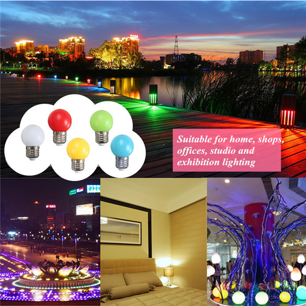 E27-3W-PE-Frosted-LED-Globe-Colorful-White-Red-Green-Blue-Yellow-Lamp-AC110-240V-997058-4