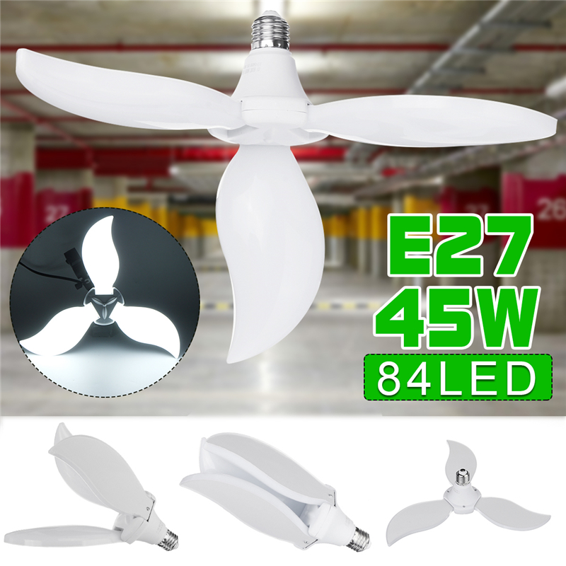 E27-45W-85-265V-84LED-Overhead-Adjustable-Deformable-Light-Bulb-Garage-Lamp-1591626-1