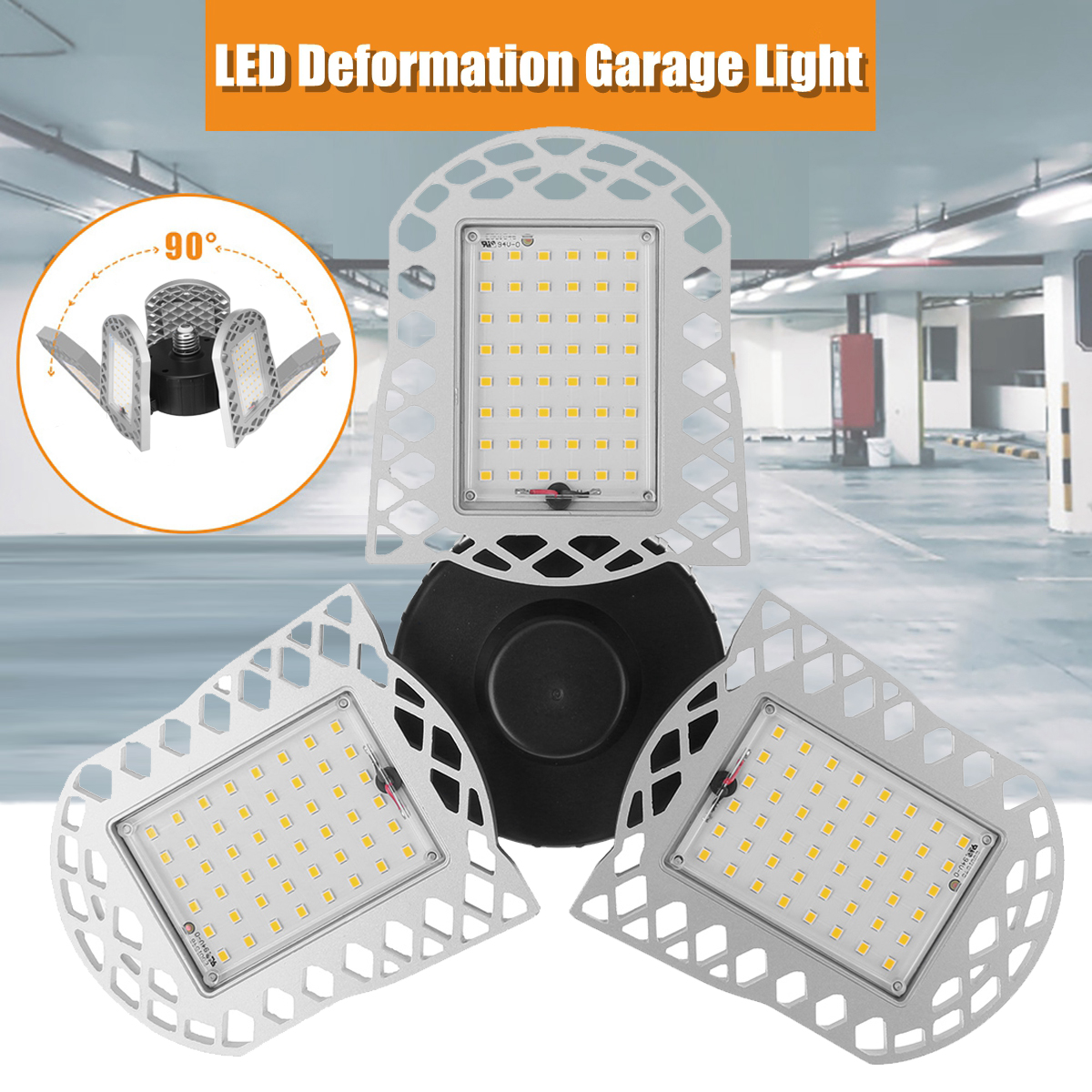 E27-5000K-Three-Leaf-Garage-Work-Lights-Ceiling-Deformable-Fixture-Shop-Lamp-1704774-4