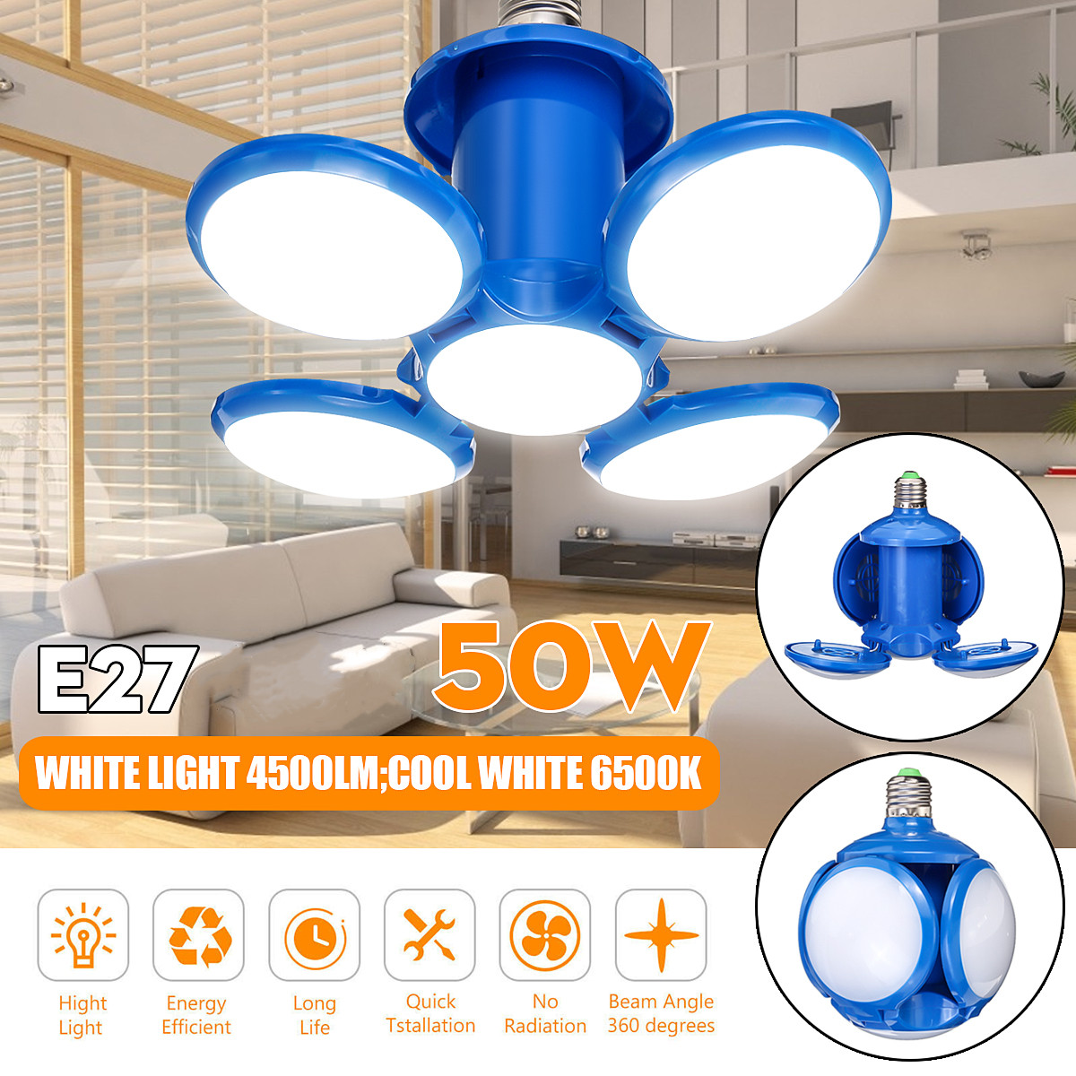 E27-50W-Deformable-Football-Night-Light-LED-Bulb-Ceiling-Bar-Lamp-100-265V-1697092-1