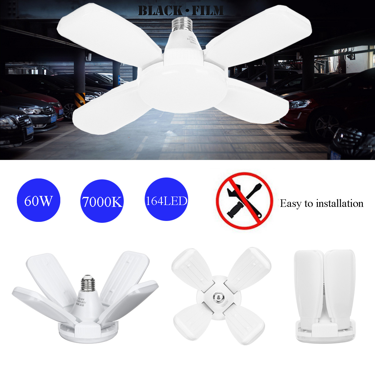 E27-60W-LED-Garage-Light-Bulb2835SMD-Four-Leaves-Deformable-Ceiling-Workshop-Lamp-AC165-265V-1719697-2