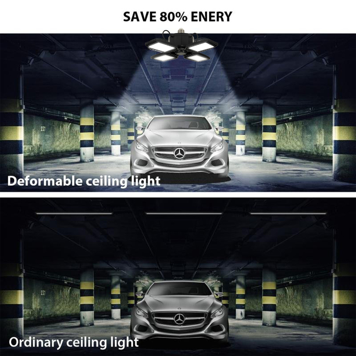 E27-E26-80150200250W-LED-Garage-Light-Bulb-Deformable-Ceiling-Fixture-Lamp-1805684-7