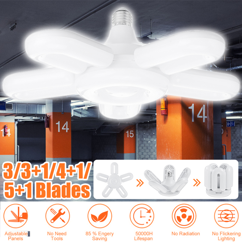 E27-LED-Garage-Light-Deformable-Basement-Warehouse-Ceiling-Lamp-6500K-1851178-1
