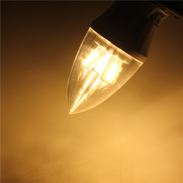E27E14E12B22B15-6W-LED-Warm-WhiteWhite-25SMD-2835-Silver-Candle-Light-Bulb-Lamp-220V-1007293-2
