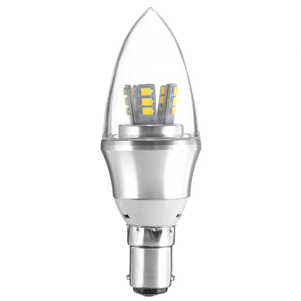 E27E14E12B22B15-6W-LED-Warm-WhiteWhite-25SMD-2835-Silver-Candle-Light-Bulb-Lamp-220V-1007293-5