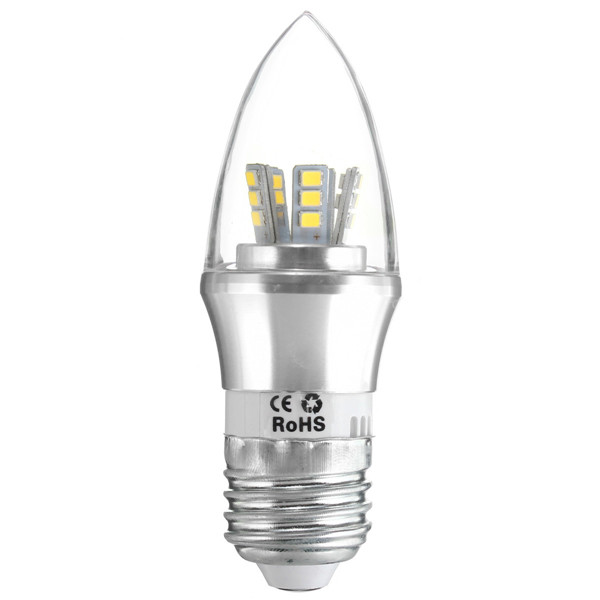 E27E14E12B22B15-6W-LED-Warm-WhiteWhite-25SMD-2835-Silver-Candle-Light-Bulb-Lamp-220V-1007293-6