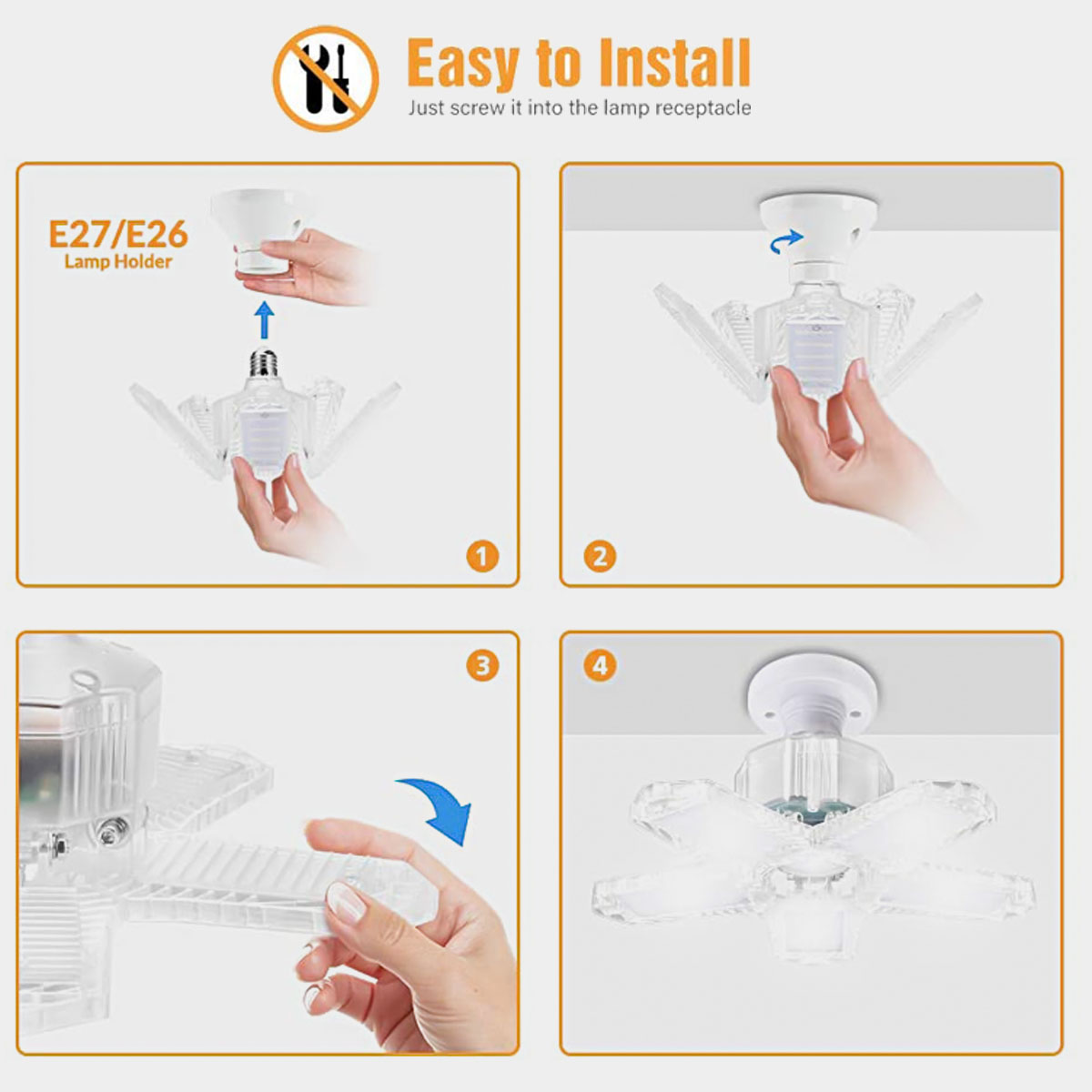 E27E26-LED-Bulb-Super-Bright-Foldable-Garage-Light-Fan-Blade-Ceiling-Lamp-100W-1851160-7