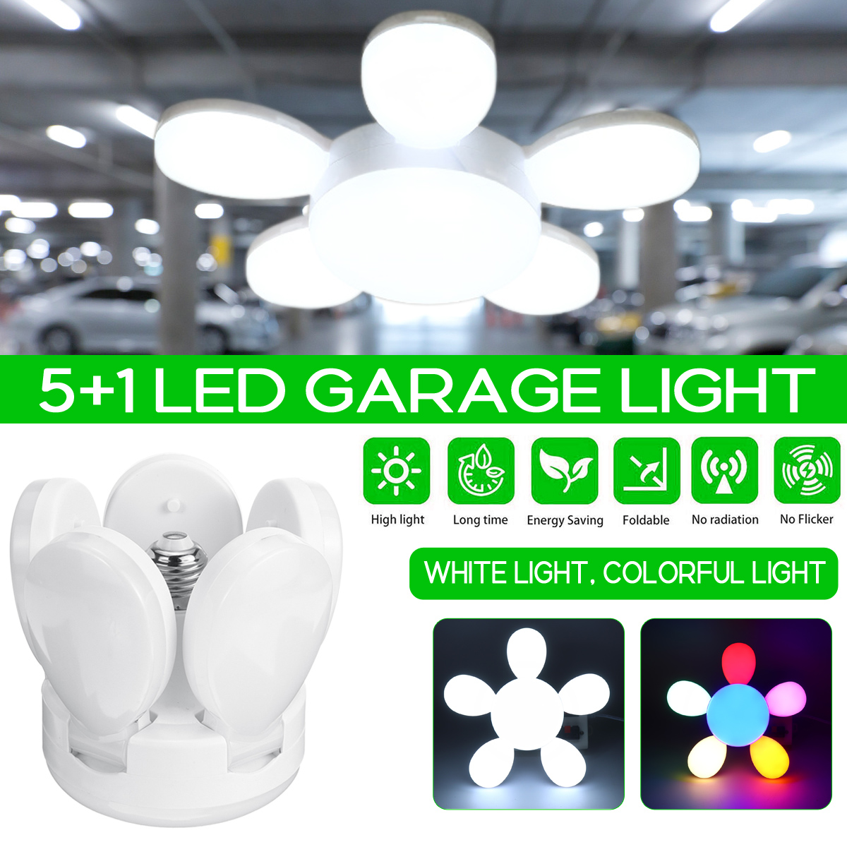LED-Garage-Shop-Work-Lights-E27-Home-Ceiling-Fixture-Deformable-Lamp-1735708-1