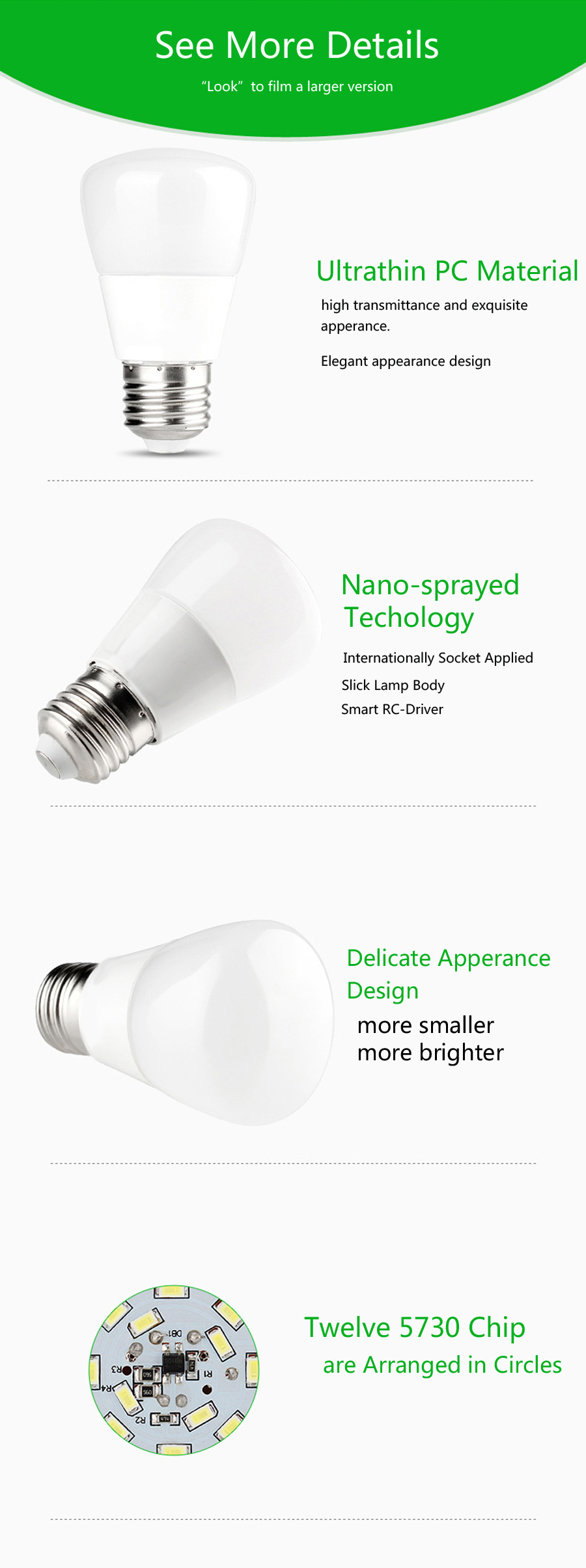 ZX-Newest-E27-5W-SMD-5730-LED-Pure-White-Warm-White-550Lm-Glaze-Light-Lamp-Bulb-AC85-265V-1085728-5