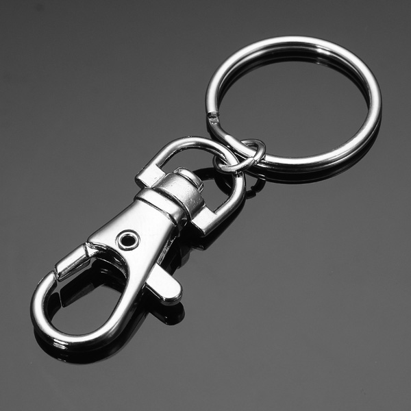 10pcs-Fashion-Stainless-Steel-Dual-Key-Holder-Ring-Keychain-Silver-966400-5