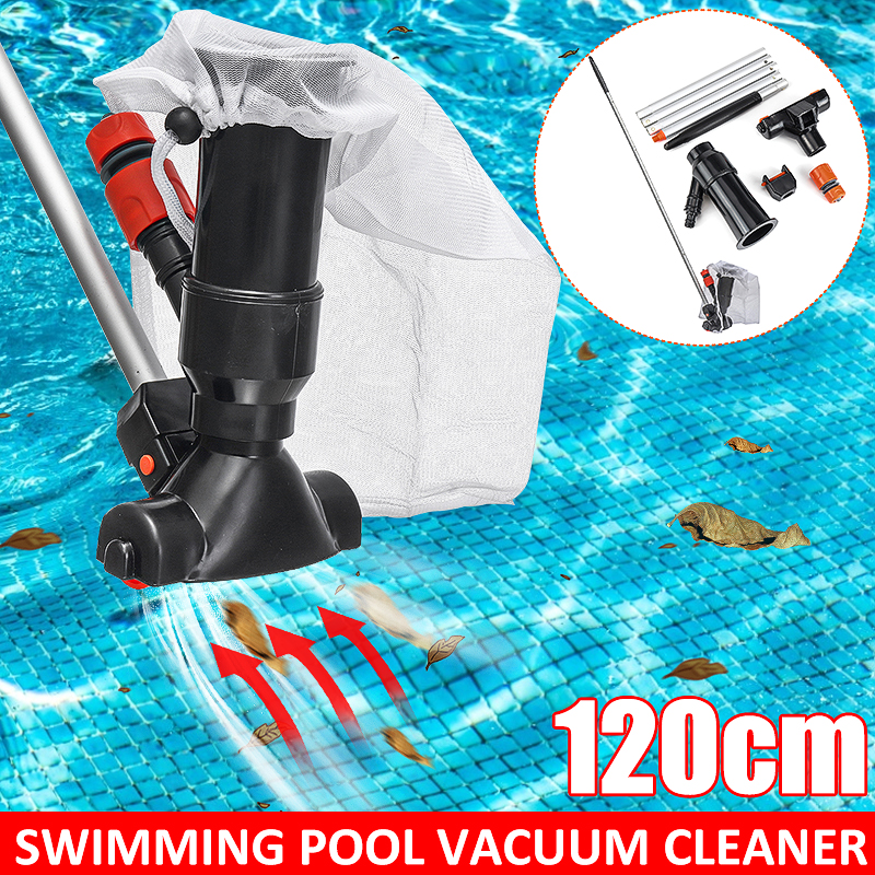 120cm-Aluminum-Fountain-Swimming-Pool-Pond-Vacuum-Cleaner-Suction-Jet-Tool-Set-1752994-1