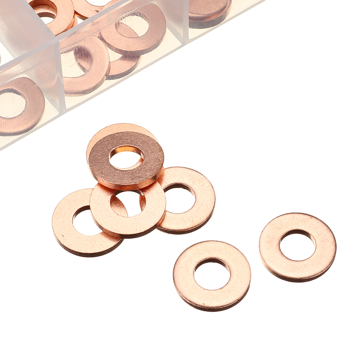 150pcs-Copper-Diesel-Injector-Washer-Seal-Assortment-Set-Fuel-Injector-Seal-Ring-1601467-6