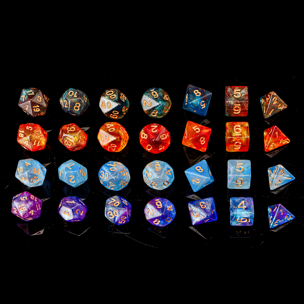 28Pcs-Galaxy-Concept-Polyhedral-Dice-Acrylic-Dices-Role-Playing-Board-Table-Game-With-Pouch-1709494-3