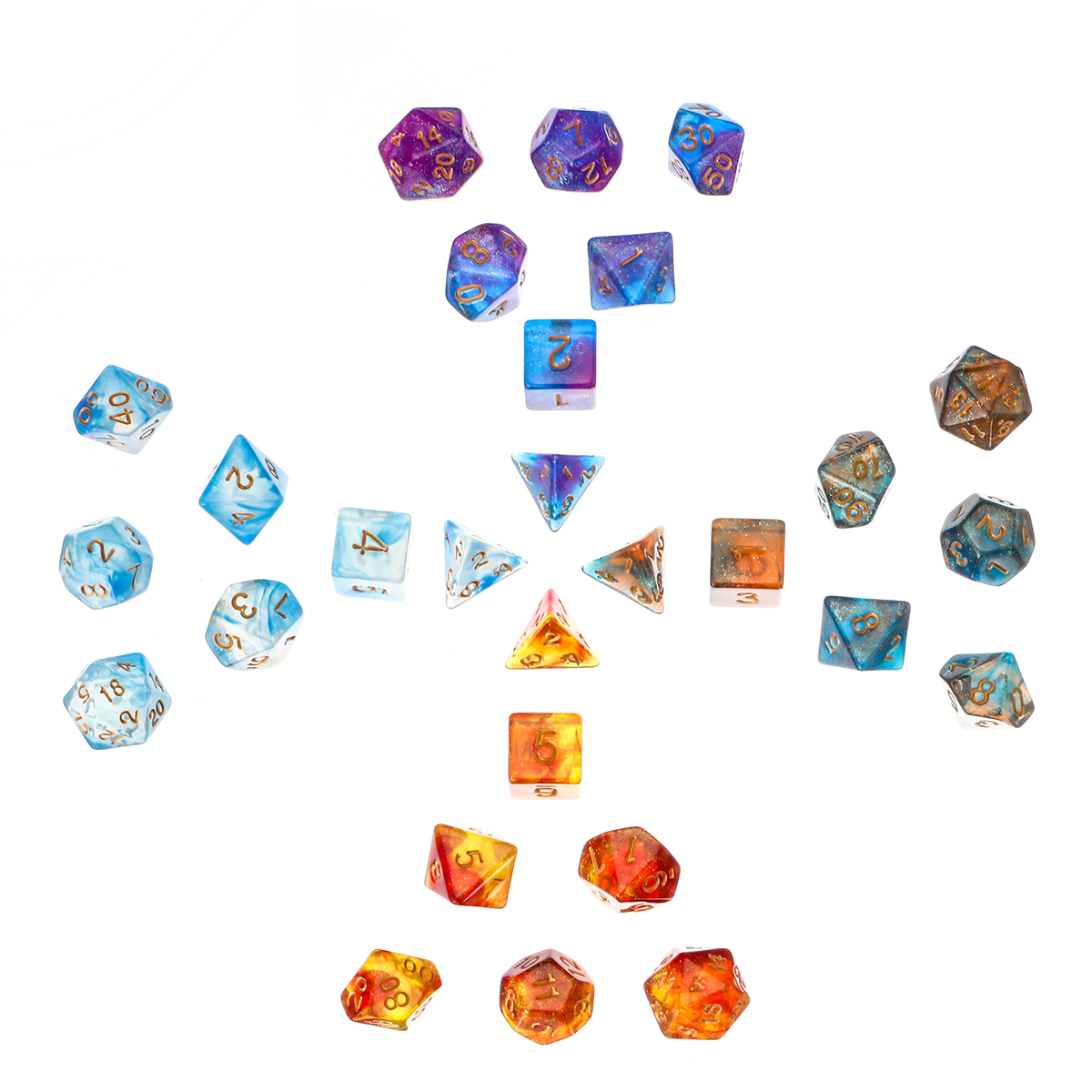 28Pcs-Galaxy-Concept-Polyhedral-Dice-Acrylic-Dices-Role-Playing-Board-Table-Game-With-Pouch-1709494-9
